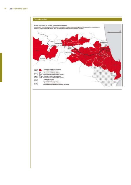 il quaderno conclusivo del progetto "Corridoio Esino" - Comune di Jesi