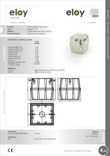 C90 10000l - Chaux de Contern