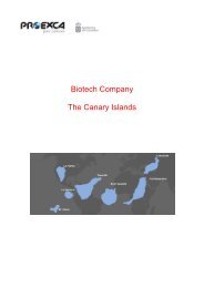 Biotech Company The Canary Islands - Proexca