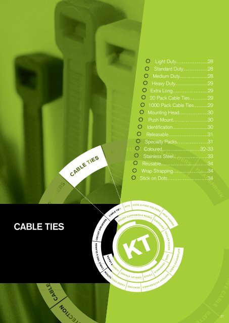 CABLE TIES - KT Cables