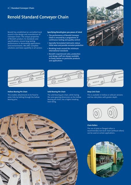 Renold Standard Conveyor Chain - Industrial and Bearing Supplies