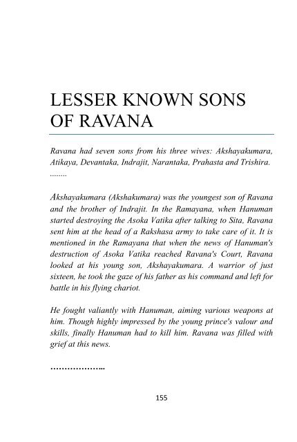 Ramayana_VOLUME V with index