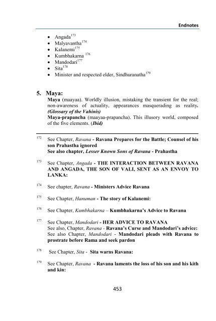 Ramayana_VOLUME V with index