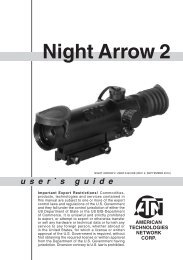 User Guide - ATN Night Vision