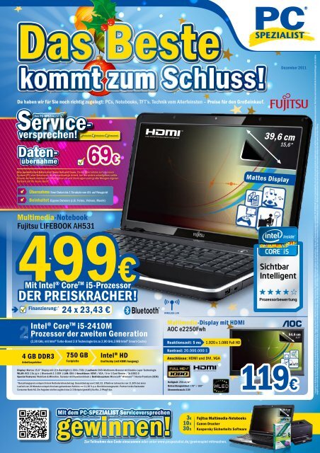 Flyer Dezember - PC Spezialist Moers