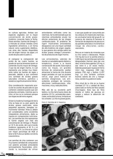 chÃ­a: importante antioxidante vegetal - Universidad Nacional de ...