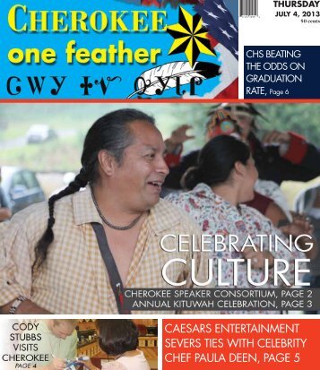 July 4, 2013 - The Cherokee One Feather