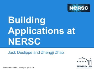 NERSC Applications at Building