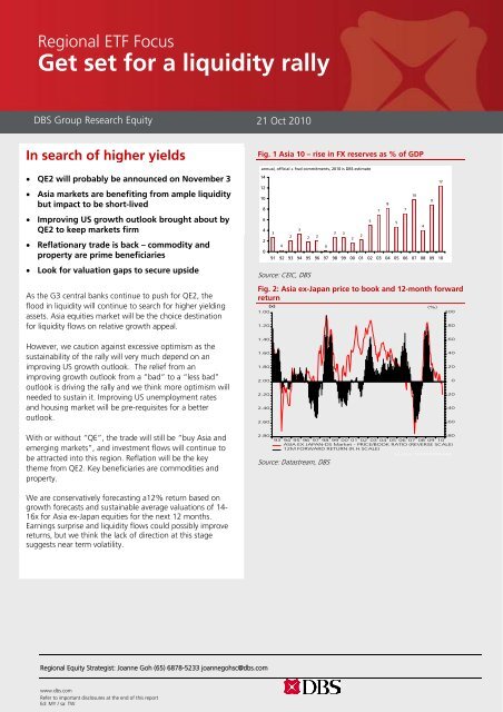 Get set for a liquidity rally - the DBS Vickers Securities Equities ...