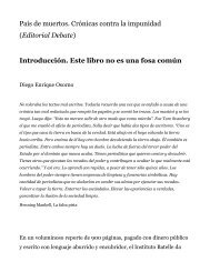 País de muertos. Crónicas contra la impunidad (Editorial Debate ...