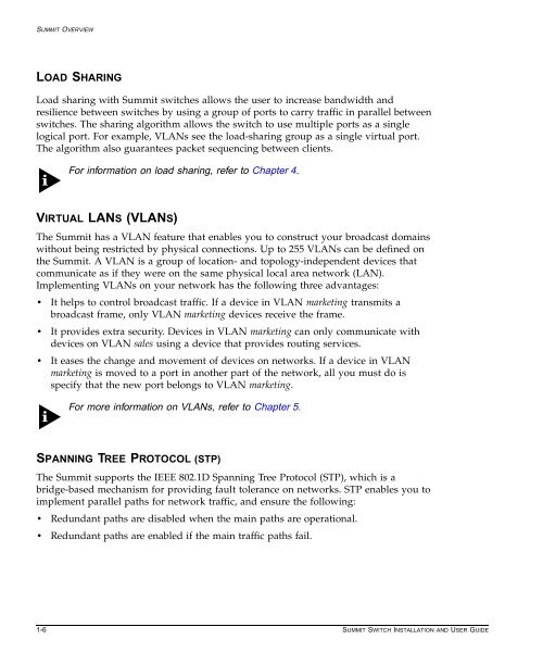 Summit Installation and User Guide - Extreme Networks