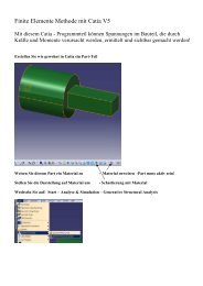 Finite Elemente Methode mit Catia V5