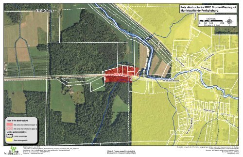 Frelighsburg Îlots déstructurés MRC Brome-Missisquoi Municipalité ...