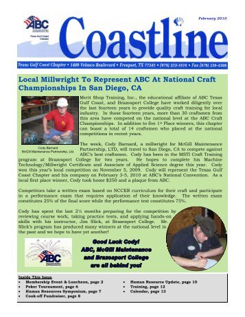 Local Millwright To Represent ABC At National Craft Championships ...