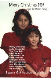 Our On-Line Christmas Card, 1997 - K6xx.com