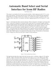 printable Band Select/CI-V (PDF format) - K6xx.com