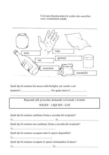 Verifica sulla materia 3 - Maestra Sabry