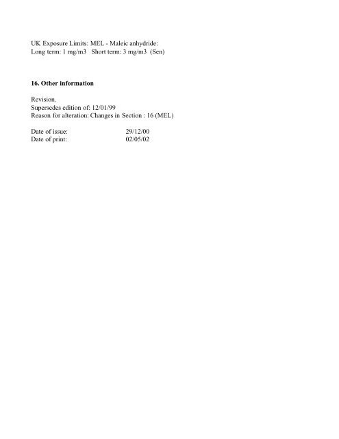 Maleic anhydride