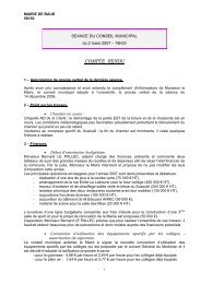 Afficher le compte rendu - Mairie de Baud