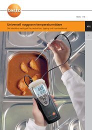 testo 110 - Nordtec Instrument AB