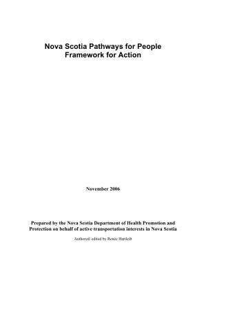 Pathways for People Framework for Action - Government of Nova ...