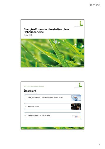 Vortrag von Mag. Stefan Wessely zum Download - Umwelt ...