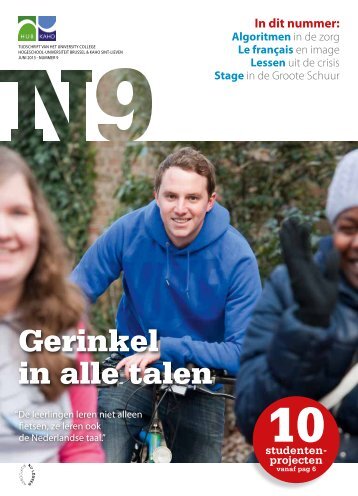 het meest recente nummer van N9 - Hogeschool-Universiteit Brussel