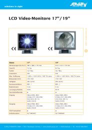 LCD Video-Monitore 17''/19'' - Schölly Fiberoptic GmbH