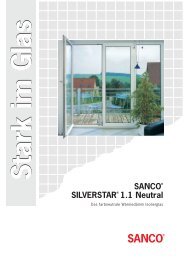 SANCO Silverstar Wärmedämm Isolierglas - Ayinger Glaserei