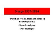 Norge 1537-1814 - Noddi