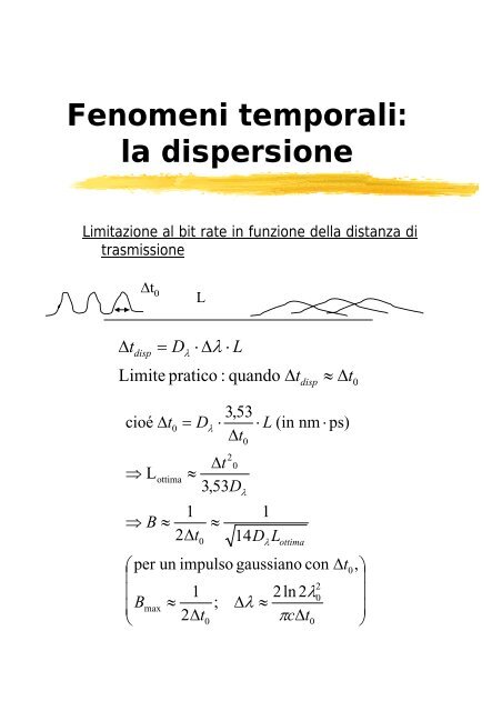 Caratterizzazione della fibra ottica