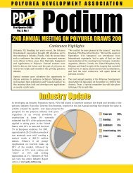 Industry Update Industry Update - Polyurea Development Association