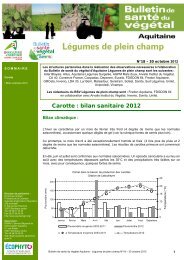 BSV NÂ°18 - Chambre d'Agriculture de la Gironde