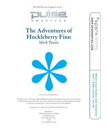 The Adventures of Huckleberry Finn