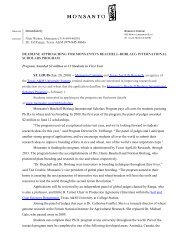 Monsanto Memo Template - US v.1.0 - College of Agriculture and ...