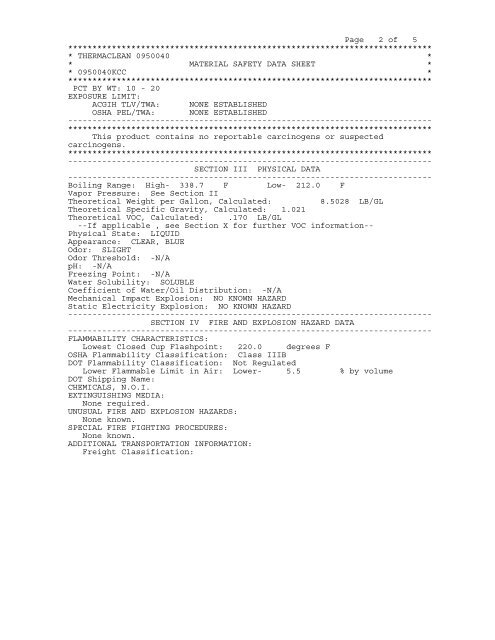 Page 1 of 5 MATERIAL SAFETY DATA SHEET ... - Advanced Plastics