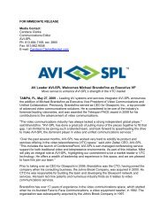 AV Leader AVI-SPL Welcomes Michael Brandofino as Executive VP