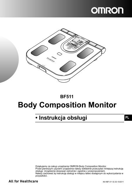 Omron BF511 Body Composition Monitor