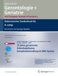 Gerontologie+ Geriatrie - Kompetenz-Centrum Geriatrie