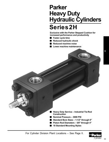 Series 2H Heavy Duty Hydraulic Cylinders