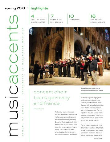 concert choir tours germany and france : - School of Music ...