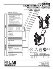 Data Sheet - Becker Equipment,Inc.