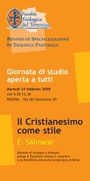 Il Cristianesimo come stile - Home Page FTTR