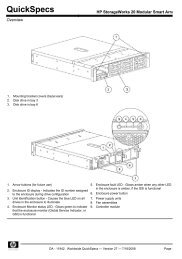 HP StorageWorks 20 Modular Smart Array