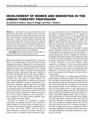 involvement of women and minorities in the urban forestry ... - TreeLink