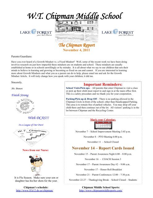 Newsletter Edition November 2011