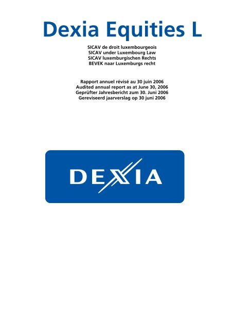 Dexia Equities L - Samuel Begasse