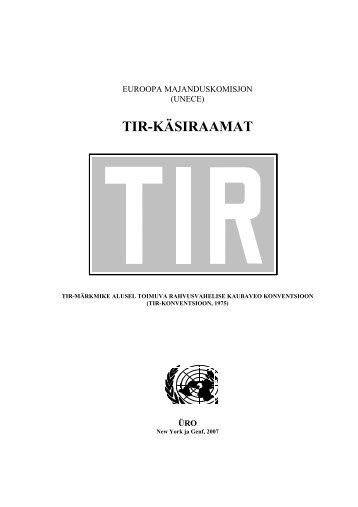 TIR-KÃSIRAAMAT - Maksu- ja Tolliamet