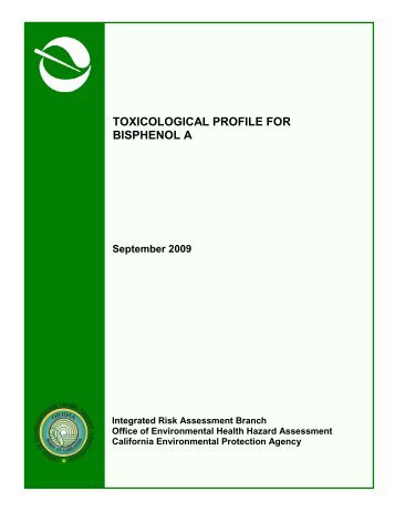 Toxicological Profile for Bisphenol A - California Ocean Protection ...