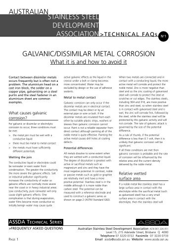 Article on Galvanic Corrosion - L-36 Fleet